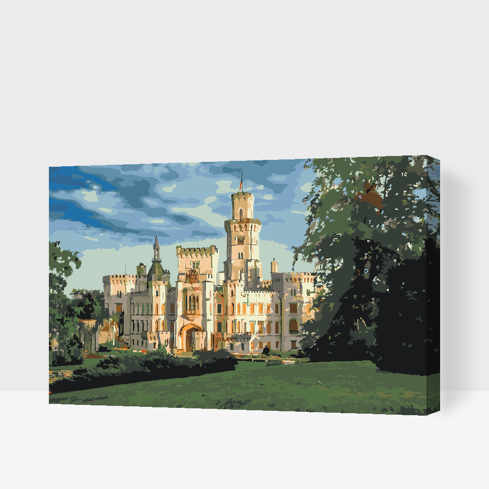Malování podle čísel - Hluboka Castle 2